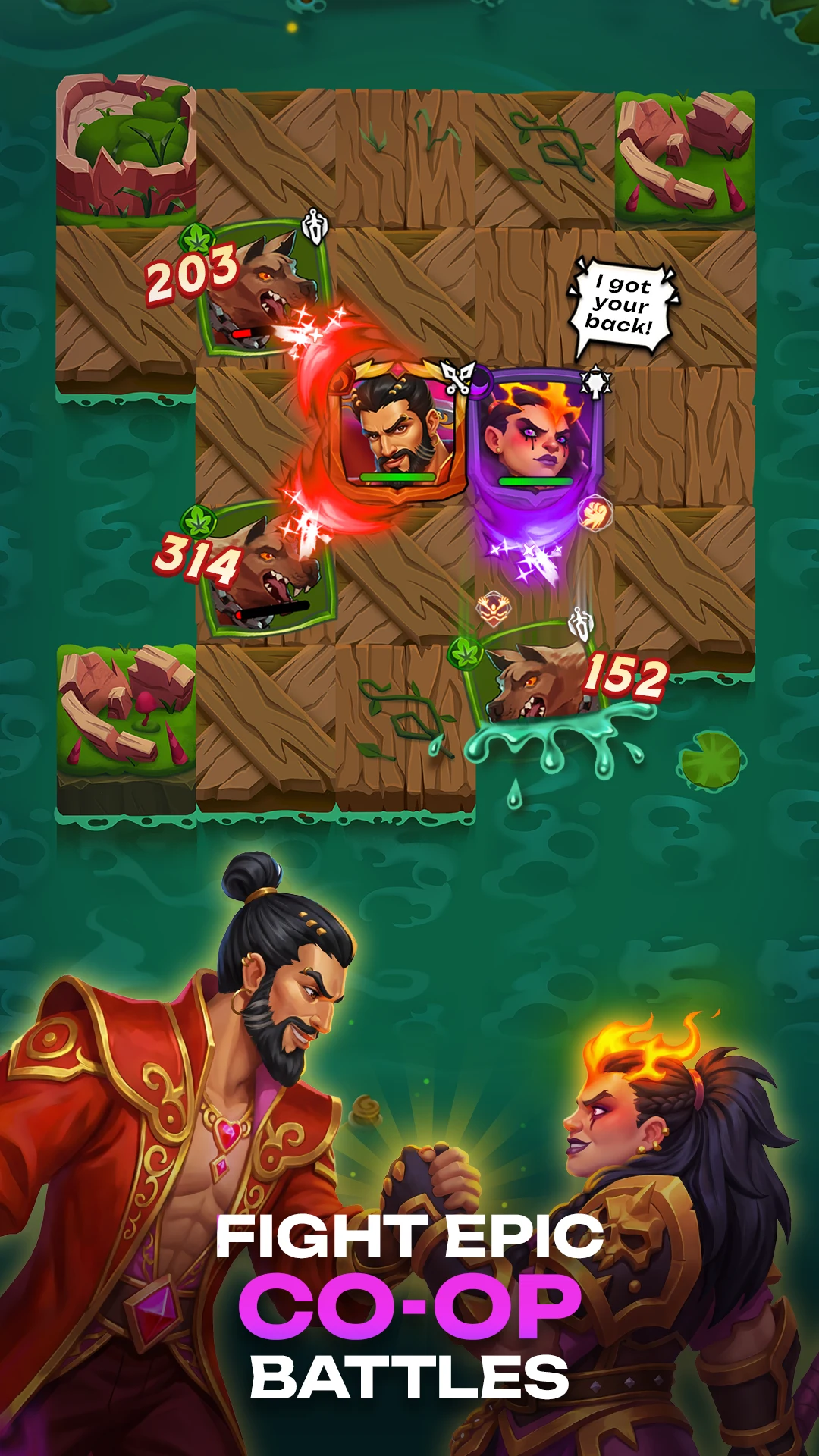 Friends & Dragons:Tactical RPG screenshot