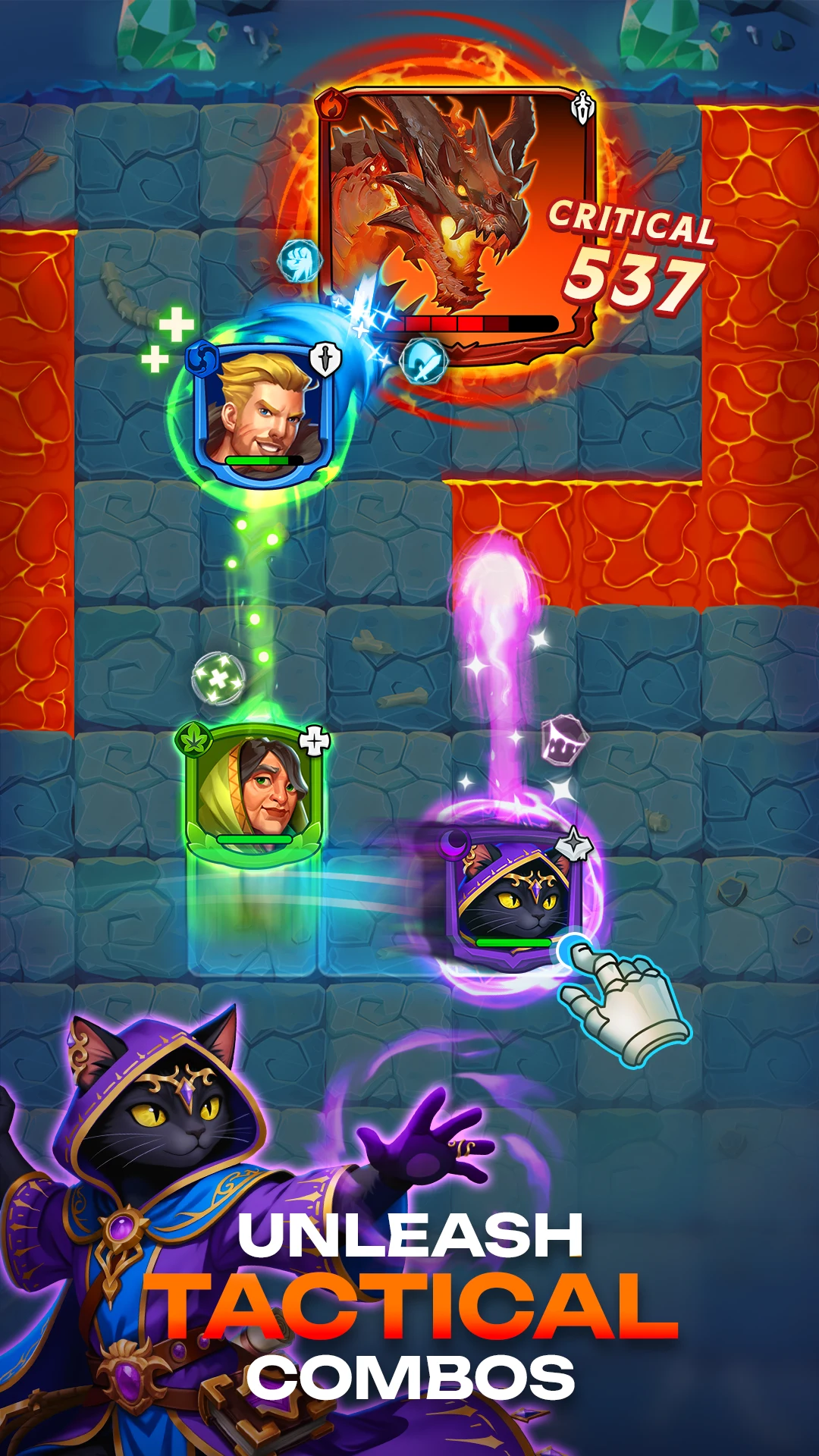 Friends & Dragons:Tactical RPG screenshot