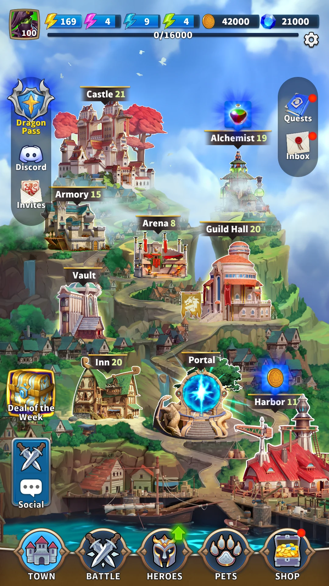 Friends & Dragons:Tactical RPG screenshot